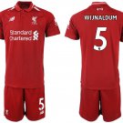 Liverpool Georginio Wijnaldum Red Home Soccer Jersey Shorts Sets