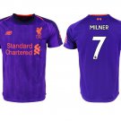 Liverpool James Milner Purple Away Soccer Jersey