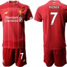 Liverpool James Milner Red Home Soccer Jersey Shorts Sets