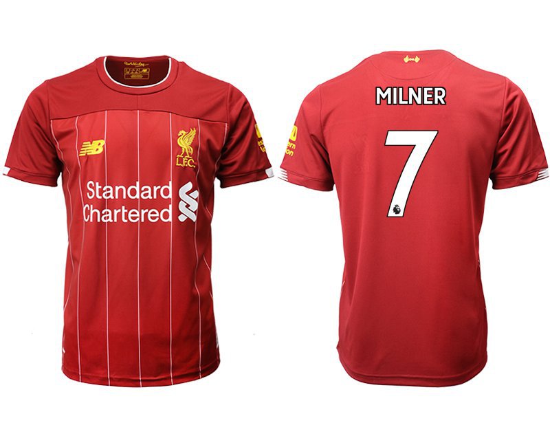 Liverpool James Milner Red Home Soccer Jersey
