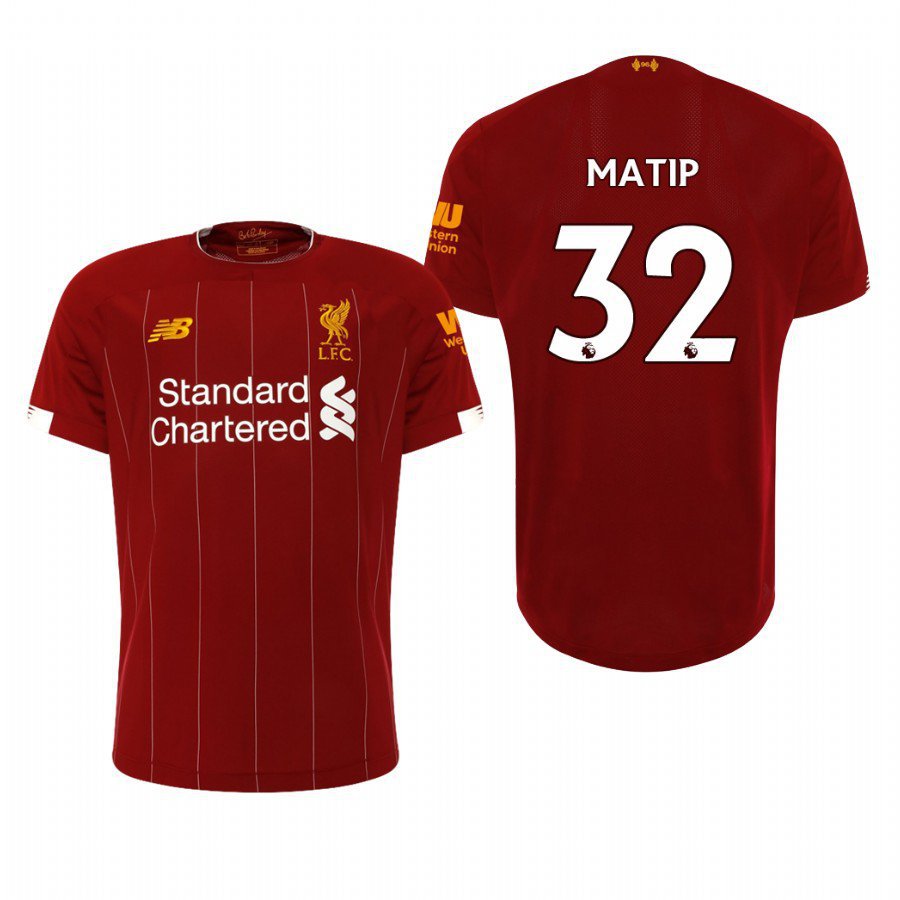 Liverpool Joel Matip Red Home Soccer Jersey