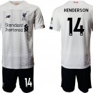 Liverpool Jordan Henderson Away White Jersey Shorts Sets