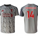 Liverpool Jordan Henderson Grey Third Soccer Jersey