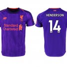 Liverpool Jordan Henderson Purple Away Soccer Jersey