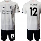 Liverpool Joseph Gomez Away White Jersey Shorts Sets