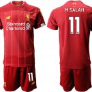 Liverpool Mohamed Salah Red Home Soccer Jersey Shorts Sets
