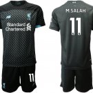 Liverpool Mohamed Salah Third Black Jersey Shorts Sets