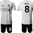 Liverpool Naby Keita Away White Jersey Shorts Sets