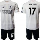 Liverpool Ragnar Klavan Away White Jersey Shorts Sets