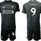 Liverpool Roberto Firmino Third Black Jersey Shorts Sets