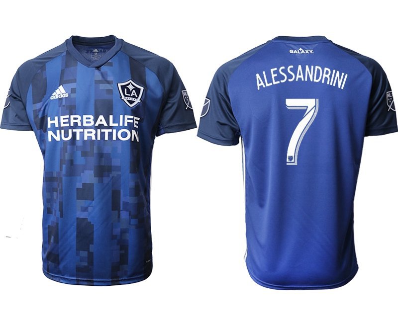 Los Angeles Galaxy ALESSANDRINI Blue Away Soccer Jersey