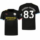 Manchester City #83 Ian Carlo Poveda Away Black Jersey