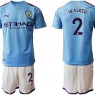 Manchester City Kyle Walker Home Blue
