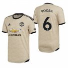 Manchester United #6 Paul Pogba Away Tan Jersey