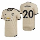 Manchester United #20 Diogo Dalot Away Tan Jersey
