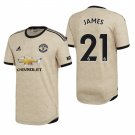 Manchester United #21 Daniel James Away Tan Jersey