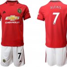 Manchester United Alexis Sachez Home Red Jersey Shorts Sets