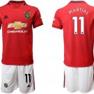 Manchester United Anthony Martial Home Red Jersey Shorts Sets