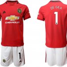 Manchester United David de Gea Home Red Jersey Shorts Sets