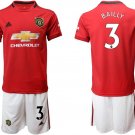 Manchester United Eric Bailly Home Red Jersey Shorts Sets