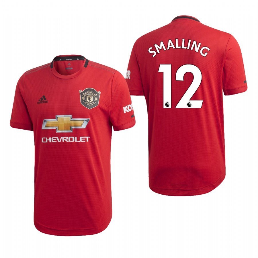 Manchester United Home Chris Smalling Soccer Jersey