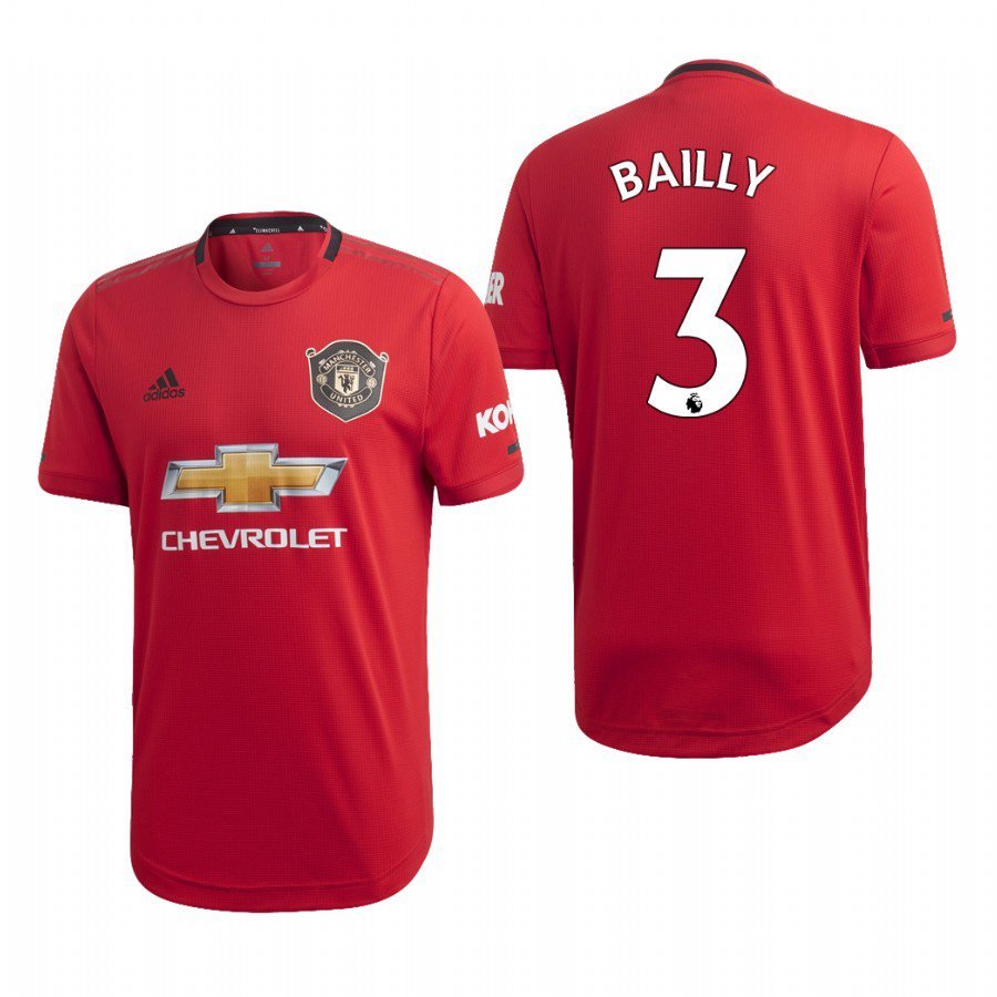 Manchester United Home Eric Bailly Soccer Jersey