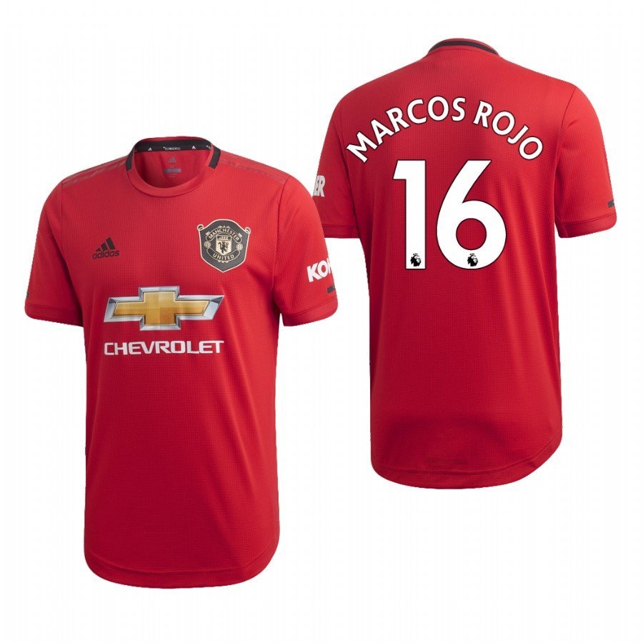 Manchester United Home Marcos Rojo Soccer Jersey