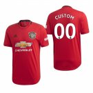 Manchester United Red Home Custom Soccer Jersey