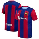 Men's Barcelona Blank 202324 Home Soccer Jersey