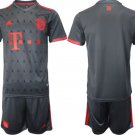 Men's FC Bayern München Blank 2223 Black Away Soccer Jersey Suit