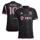 Men's Inter Miami CF #10  Leo Messi 2023 La Noche Black Soccer Jersey