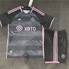 Men's Inter Miami CF Blank Black Soccer Jersey Suit