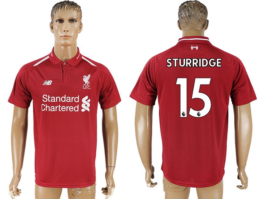 Men's Liverpool Daniel Sturridge Red Home Soccer Jersey