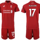Men's Liverpool Klavan Red Home Soccer Jersey Shorts Sets