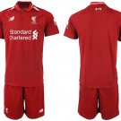 Men's Liverpool Red Home Soccer Team Jersey Shorts Sets