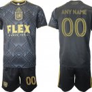 Men's Los Angeles Football Club Custom Any Name And Number Black Soccer Jersey Suit