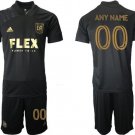 Men's Los Angeles Football Club Custom Black Soccer Jersey Suit