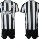 Men's Newcastle United Custom 202324 WhiteBlack Home Soccer Jersey Suit