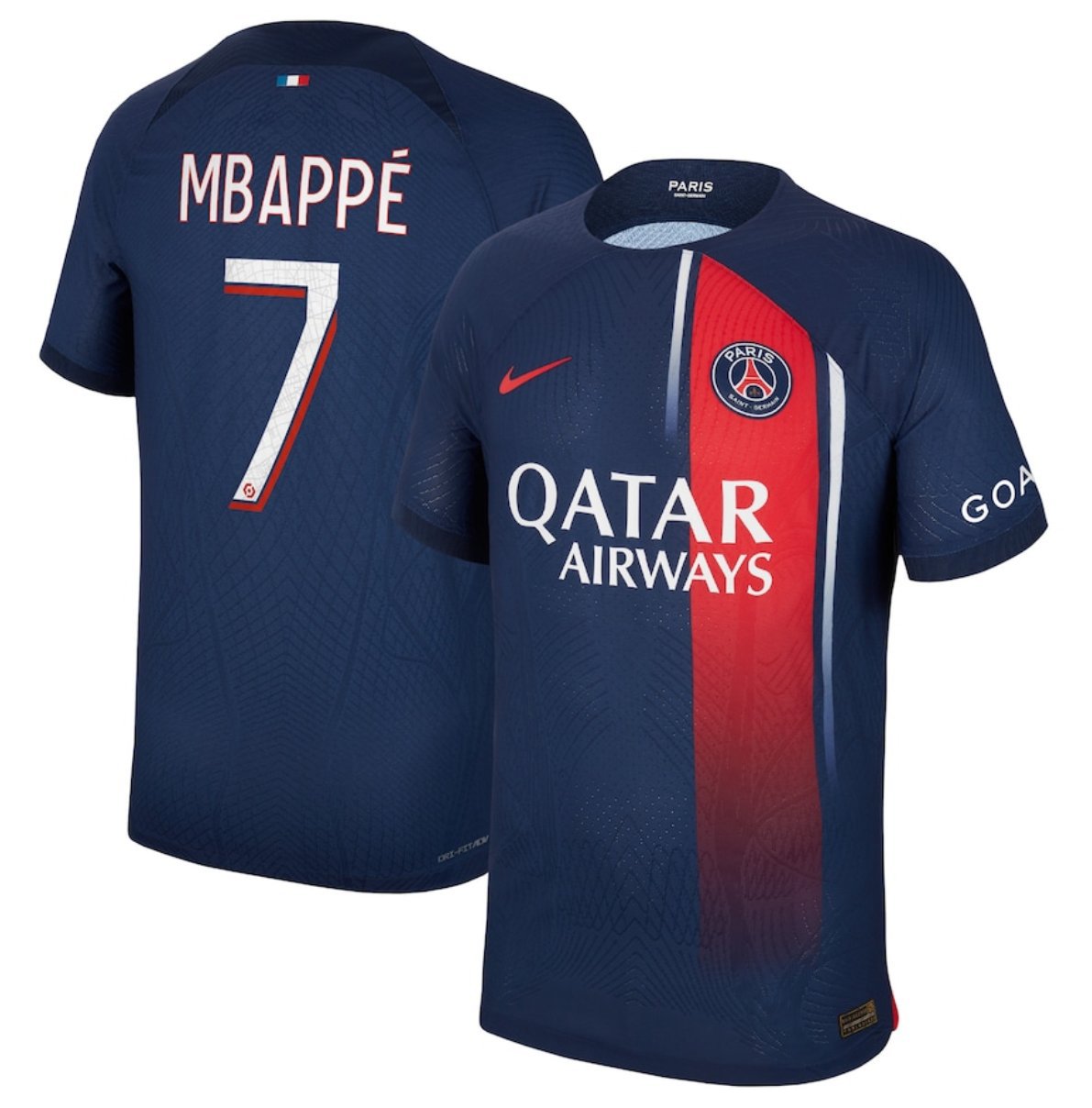 Men's Paris Saint-Germain #7 Mbapp&Atilde;&copy; Navy Soccer Jersey