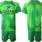 Men's Paris Saint-Germain Custom Name And Number 2023 Green Soccer Jersey Suit