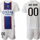 Men's Paris Saint-Germain Custom Name And Number 2023 White Soccer Jersey Suit