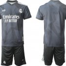 Men's Real Madrid Blank 2223 Black Soccer Jersey Suit