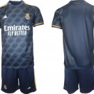 Men's Real Madrid Custom 2324 Navy Away Soccer Jersey Suit