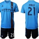 New York City FC Home Andrea Pirlo Jersey Shorts Soccer Sets