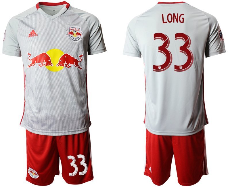New York Red Bulls Home Aaron Long Jersey Shorts Soccer Sets