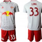 New York Red Bulls Home Aaron Long Jersey Shorts Soccer Sets