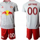 New York Red Bulls Home Grey Custom Jersey Shorts Soccer Sets