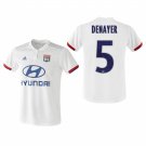 Olympique Lyonnais #5 Jason Denayer Home White Jersey