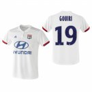 Olympique Lyonnais #19 Amine Gouiri Home White Jersey