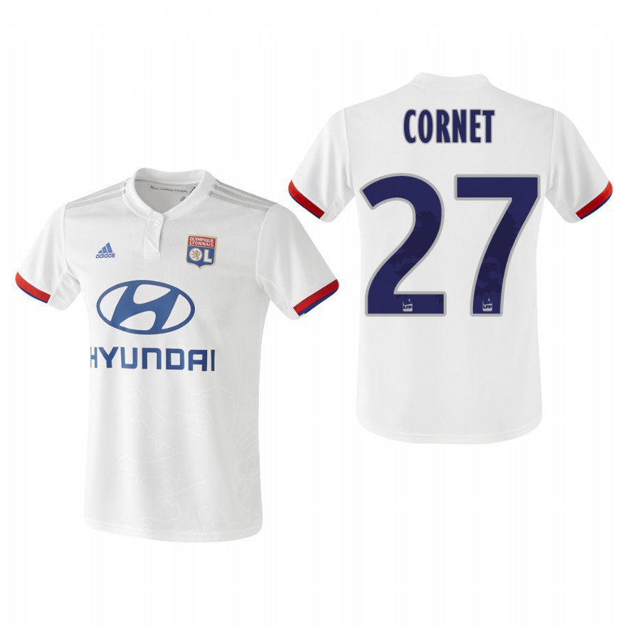 Olympique Lyonnais #27 Maxwel Cornet Home White Jersey
